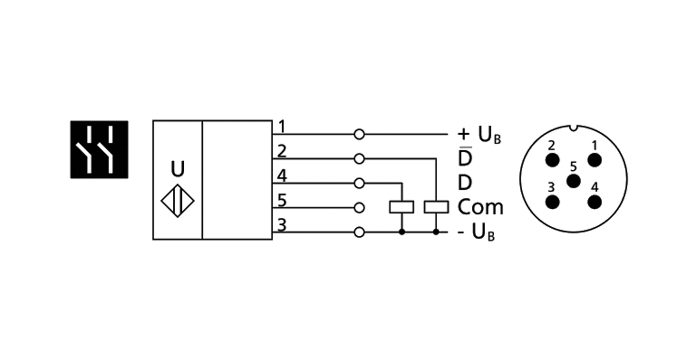 microsonic超声波传感器ucs-15系列接线图